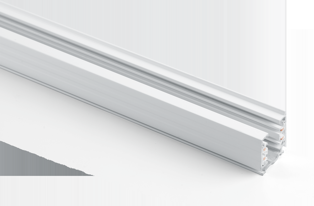 Шинопровод для трековых трехфазных светильников 2м., белый АлНорд/НордАл Ш2000-3 41111