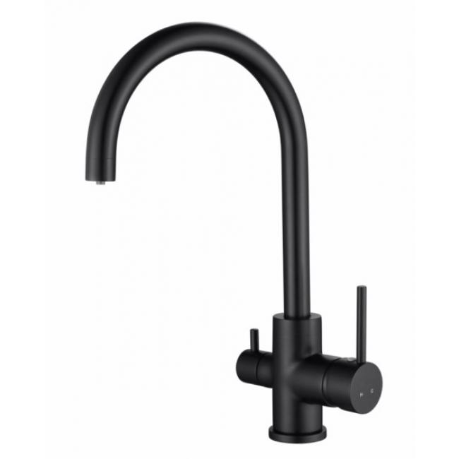 Смеситель для кухни (мойки) под фильтр Kaiser Merkur 26744-9 черный