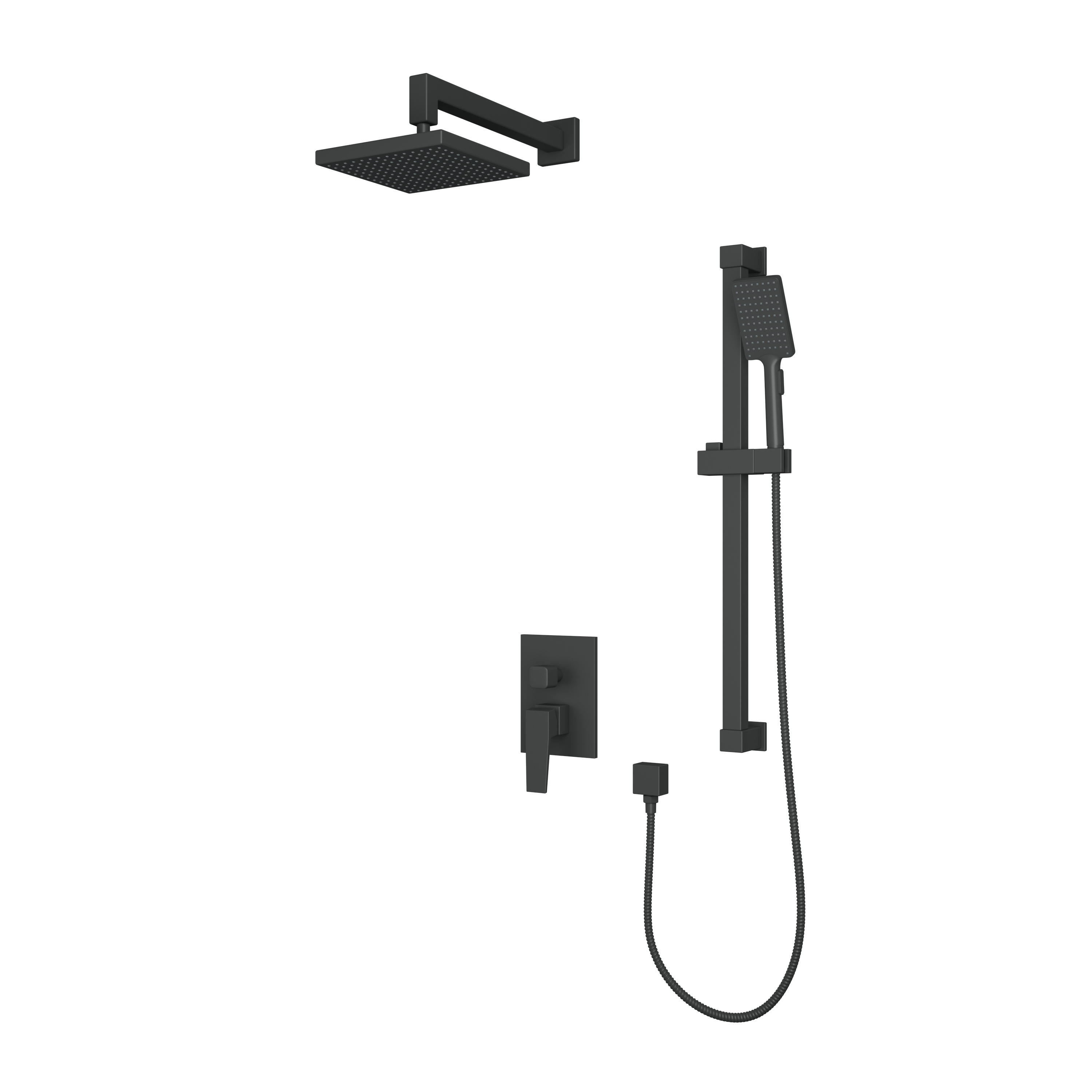 Встроенная душевая система Rush Thira TR3635-41Black