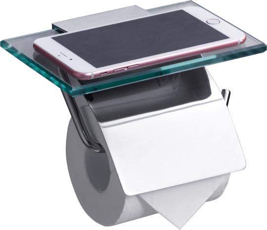 Держатель туалетной бумаги с полкой Rush Edge ED77131