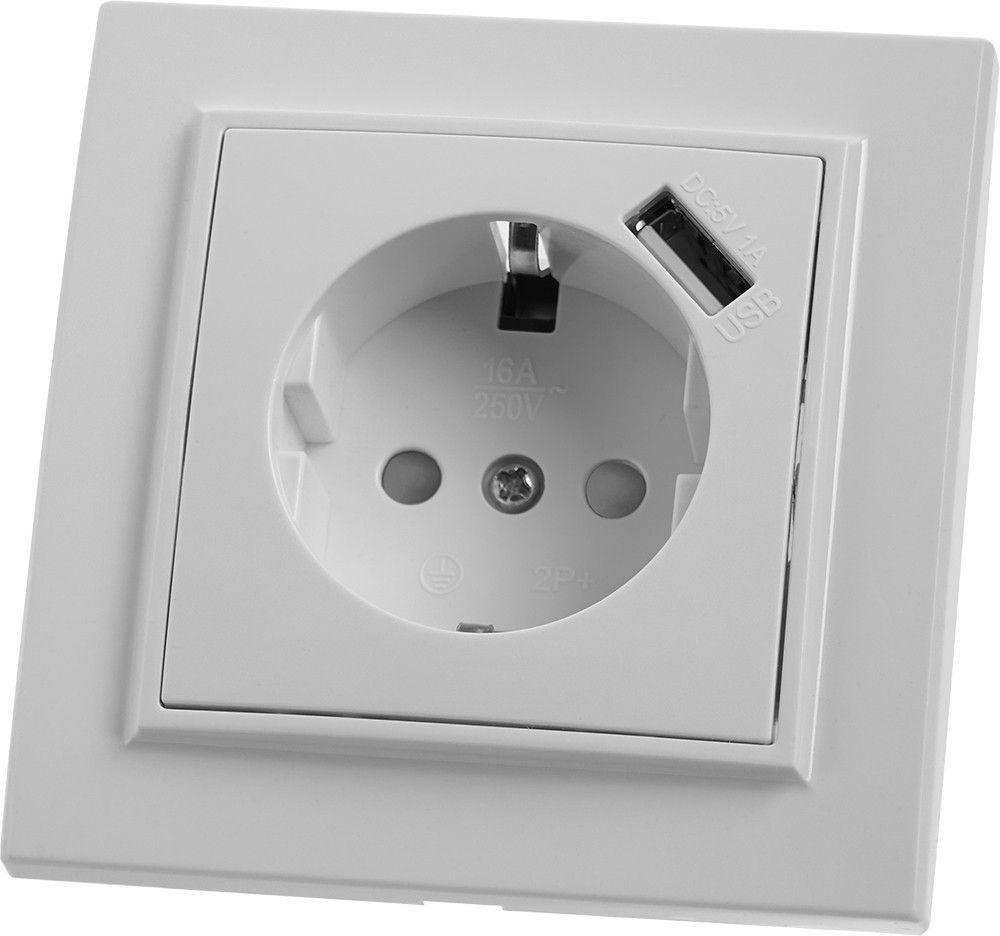 Розетка Stekker Эрна PST16-9011-01 39051