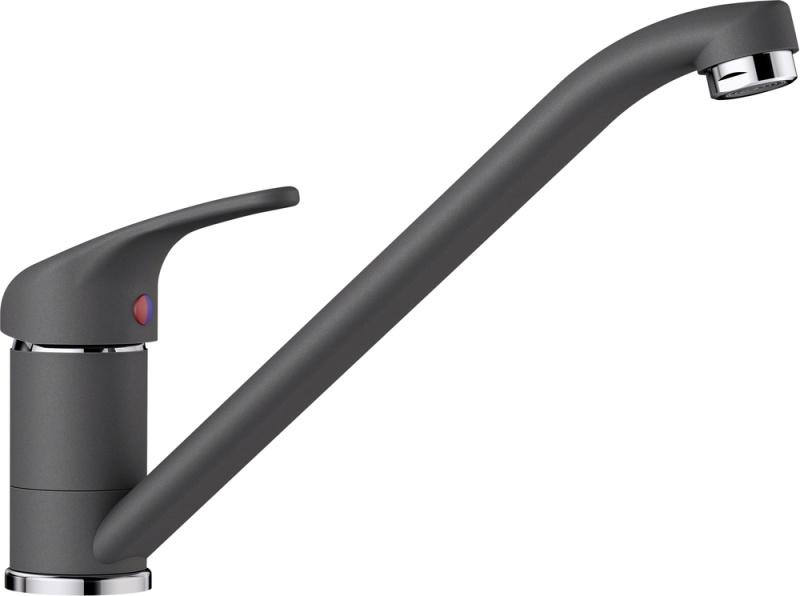 Смеситель для кухни (мойки) Blanco Daras Silgranit темная скала