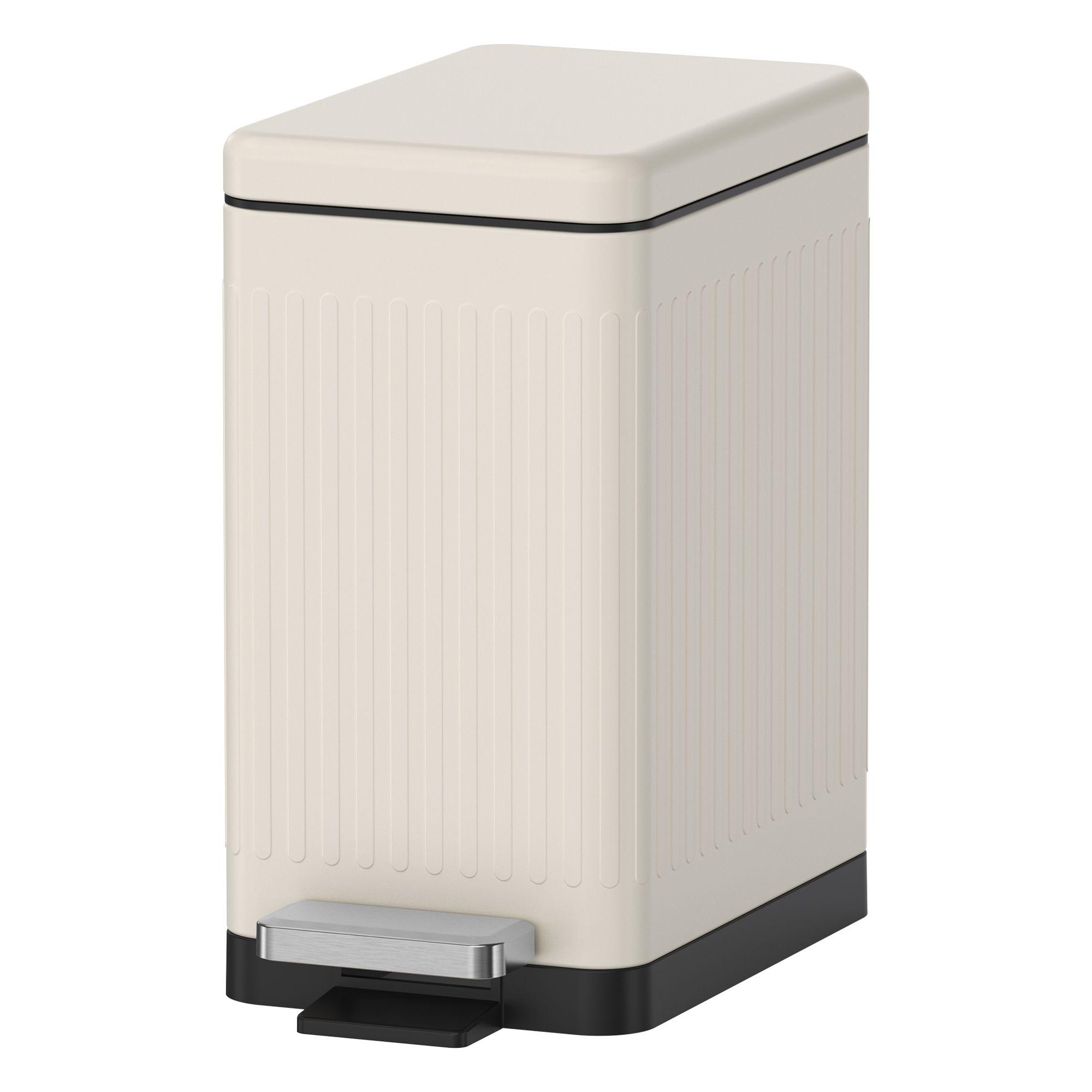 Ведро для мусора педальное WeltWasser WW MAGY MK 15L 10000011261 молочный белый