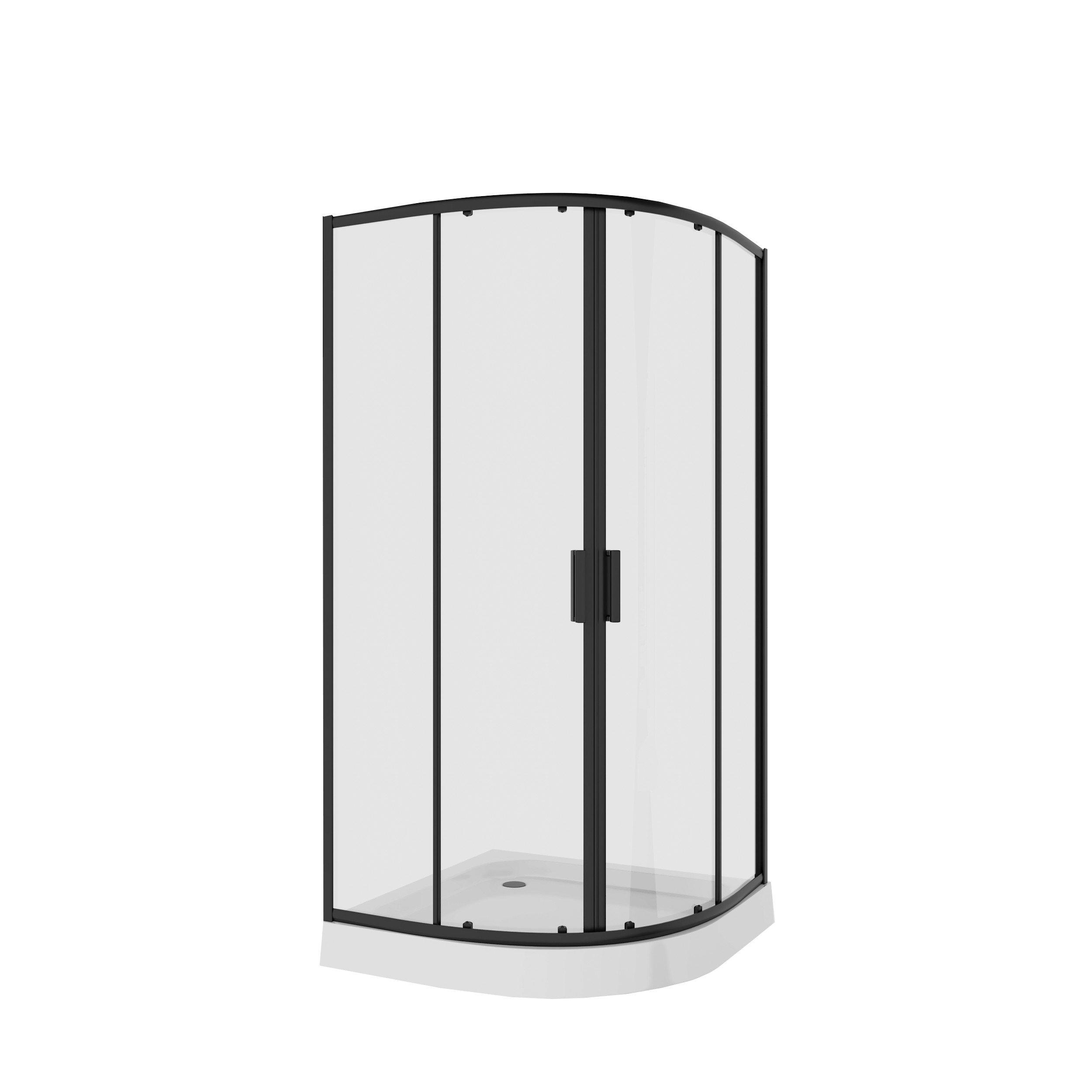 Душевое ограждение Niagara Nova 68070811BLACK 100х100