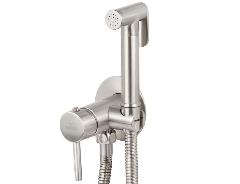 Смеситель с гигиеническим душем Viko V-4925 хром