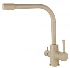 Смеситель для кухни (мойки) под фильтр Kaiser Merkur 26044-16 песочный