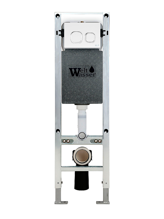 Инсталляция для подвесного унитаза WeltWasser WW Amberg 350 ST WT 10000008213 белая кнопка