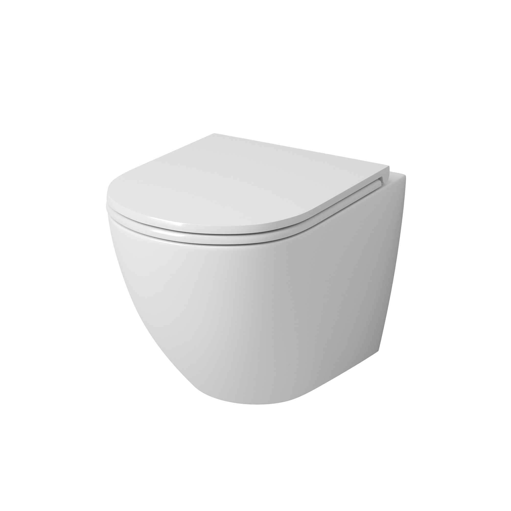 Унитаз подвесной 48.5х36х32 Grossman GR-4455MSQ белый матовый