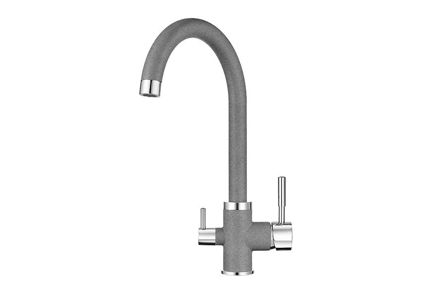 Смеситель для кухни (мойки) Granula 2168 графит