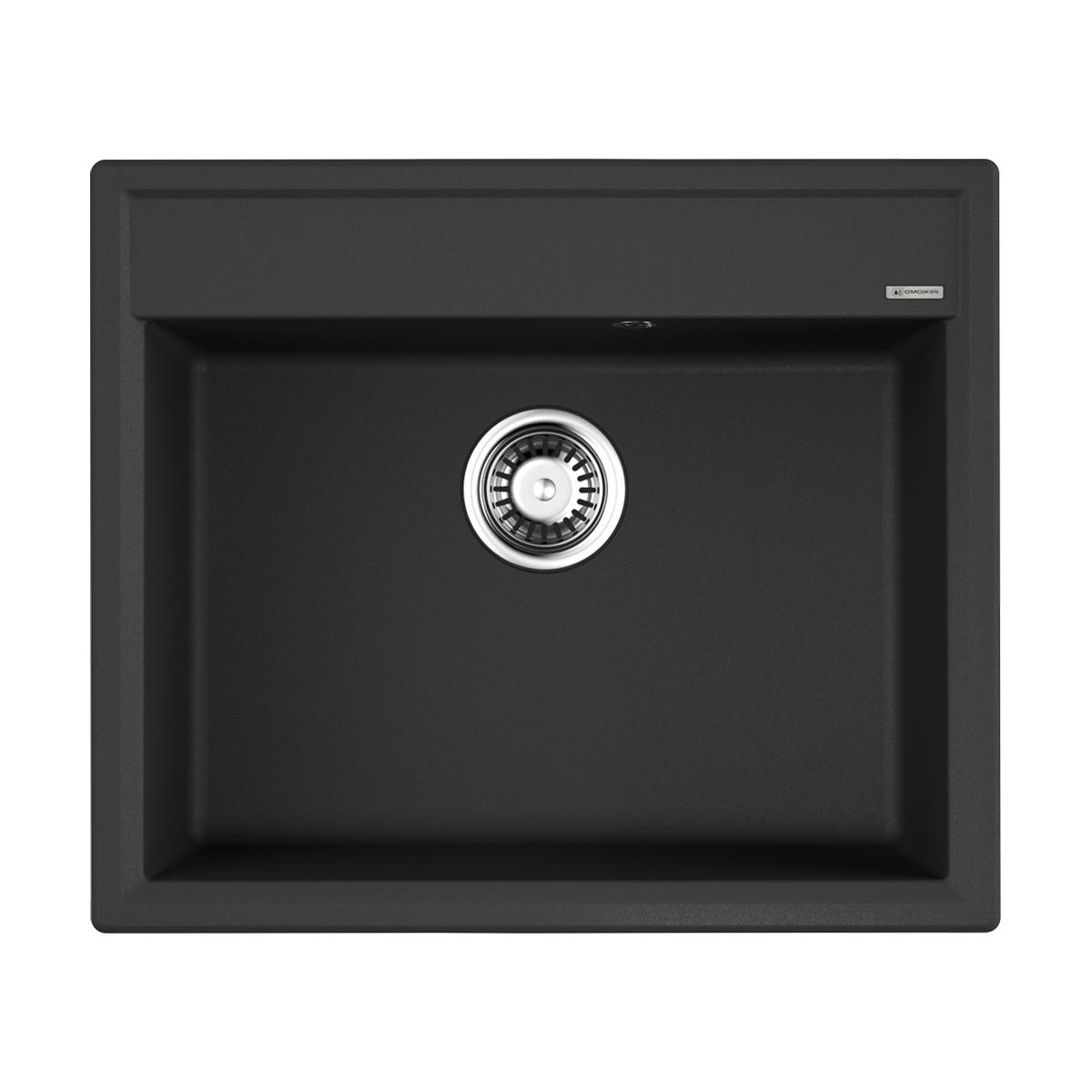 Врезная кухонная мойка Omoikiri Daisen 60-BL черный 4993622