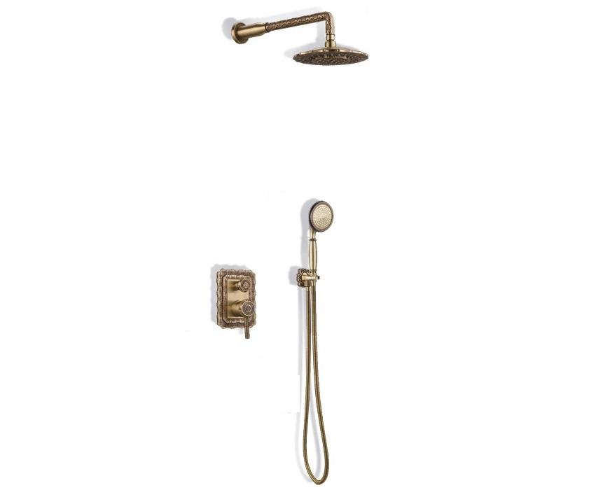 Комплект для душа встраиваемый Bronze de Luxe Windsor 10138DF