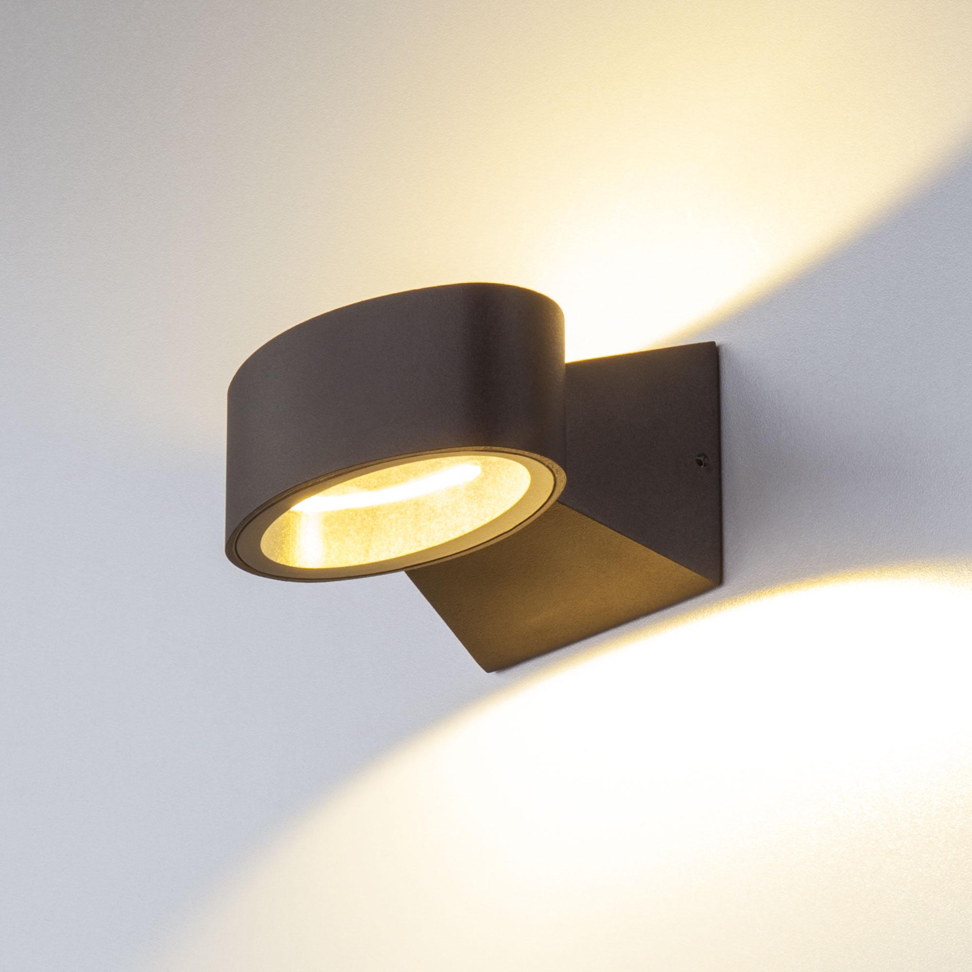 Уличный настенный светодиодный светильник Elektrostandard 1549 TECHNO LED Blinc черный