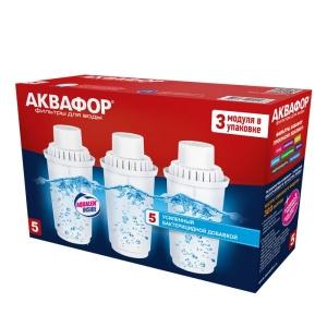 Модуль сменный фильтрующий Аквафор В100-5, усиленный бактерицидной добавкой (комплект) (3 шт)