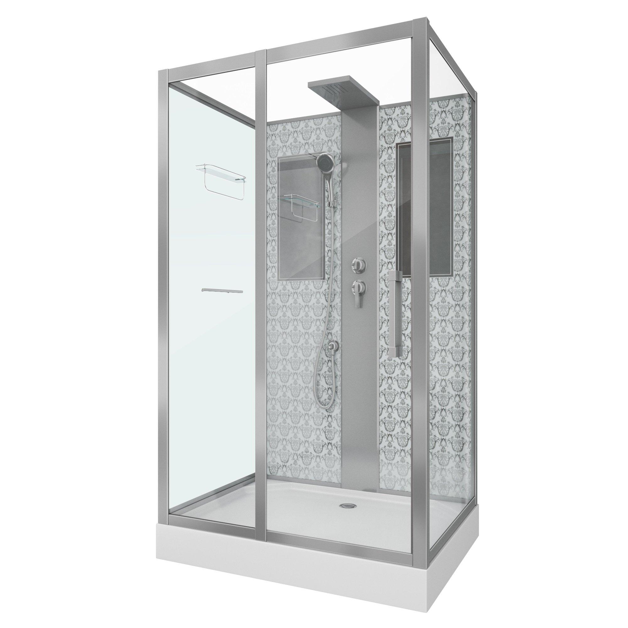 Душевая кабина Niagara Luxe 7711WBK 90x120 низкий поддон (5 мест)