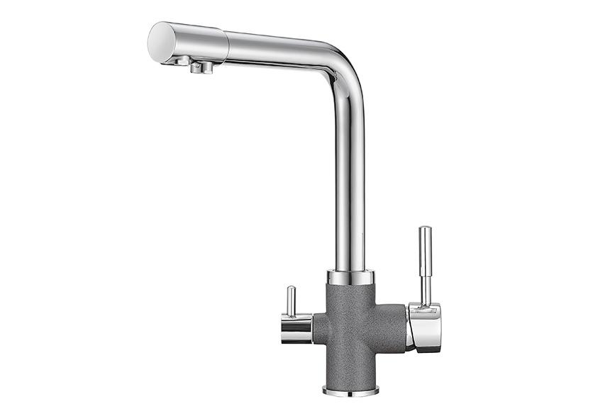 Смеситель для кухни (мойки) Granula 3015 xром/графит