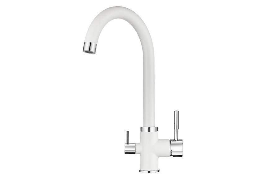 Смеситель для кухни (мойки) Granula 2168 арктик