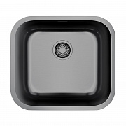 Врезная кухонная мойка Omoikiri Omi 49-U/I-GM вороненая сталь 4993073