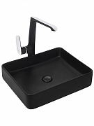 Раковина накладная WeltWasser 51/40.5/11 WW Elbach 2178 MB 10000004509 матовая черная