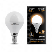 Лампа светодиодная Gauss LED Globe 4W E14 2700K шар