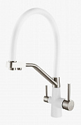 Смеситель для кухни Viko V-5824 белый/хром