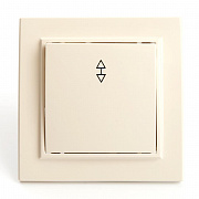 Выключатель одноклавишный Stekker Эрна PSW10-9005-02 39618