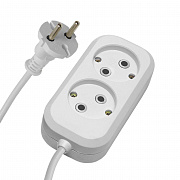 Удлинитель 2-местный б/з Stekker Home HM01-20-03 39202