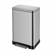 Ведро для мусора педальное WeltWasser WW Lassy MT 12L 10000006128 матовая сталь