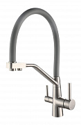 Смеситель для кухни Viko V-5856 хром/серый