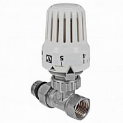 Терморегулятор радиаторный прямой 3/4 VT.032 c термоголовкой VT.3000