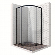 Душевое ограждение Ambassador Queen 11011201Black 90x90x200