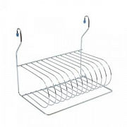 Cушка для посуды навесная, 300х200х260мм, хром MX-076