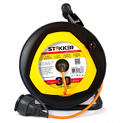 Удлинитель на пластиковой катушке Stekker Standart STD02-11-30 39635
