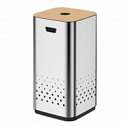 Корзина для белья WeltWasser WW LETY MT 35L 10000003988 матовая сталь