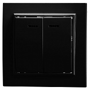 Выключатель двухклавишный Stekker Эрна PSW10-9002-03 39471