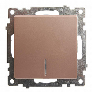 Выключатель одноклавишный Stekker Катрин GLS10-7101-02 39591