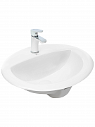 Раковина врезная WeltWasser 51/42.5/18 WW Deilbach 6001 10000004604 белая