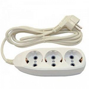 Удлинитель JET 3 гнезда c заземлением 3 м