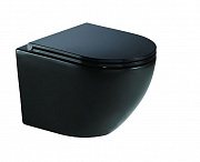 Унитаз подвесной WeltWasser WW MERZBACH 041 XL MT-BL 10000008269 черный матовый