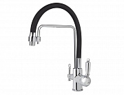 Смеситель для кухни Viko V-5610 черный/хром