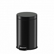 Ведро для мусора педальное WeltWasser WW ERFIE BL 8L 10000000897 черный матовый