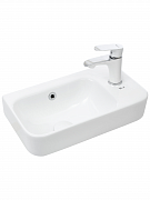 Раковина подвесная WeltWasser 45/26/15.5 WW Aisbach 5117 R 10000003971 белая