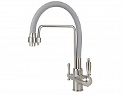 Смеситель для кухни Viko V-5618 серый/хром