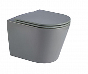 Унитаз подвесной WeltWasser 51.5x36.5x35.5 WW SALZBACH 041 MT-GR 10000008259 серый матовый