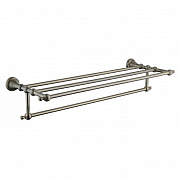 Полка для полотенец с держателем (латунь) Kaiser KH-4209 бронза
