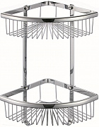 Полка настенная, угловая Viko V-772 хром