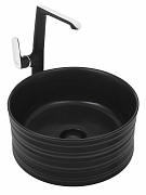 Раковина накладная WeltWasser 40.5/40.5/18 WW Elbach 3272 MB 10000004559 матовая черная