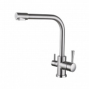 Смеситель для кухни (мойки) под фильтр Kaiser Merkur 26044-5 серебряный