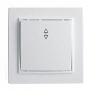 Выключатель одноклавишный Stekker Эрна PSW10-9005-01 39617