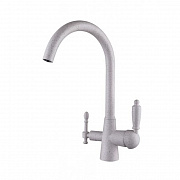 Смеситель для кухни (мойки) под фильтр Kaiser Vincent 31744-4 песочный мрамор