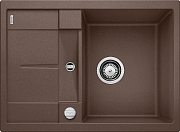 Врезная кухонная мойка Blanco METRA 45S Compact SILGRANIT PuraDur кофе